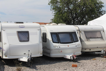 Three caravans